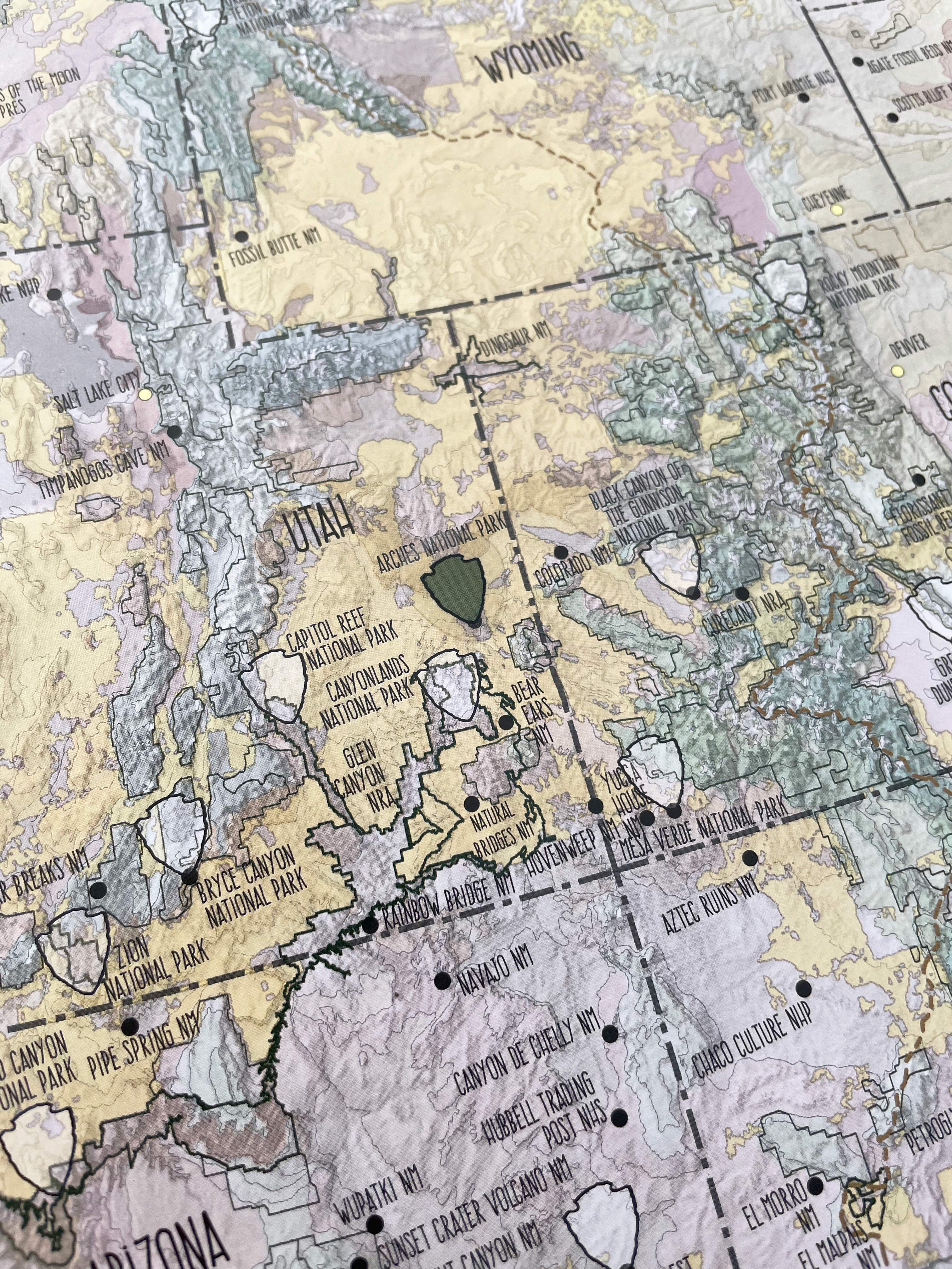 US Eco Region Public Lands Map