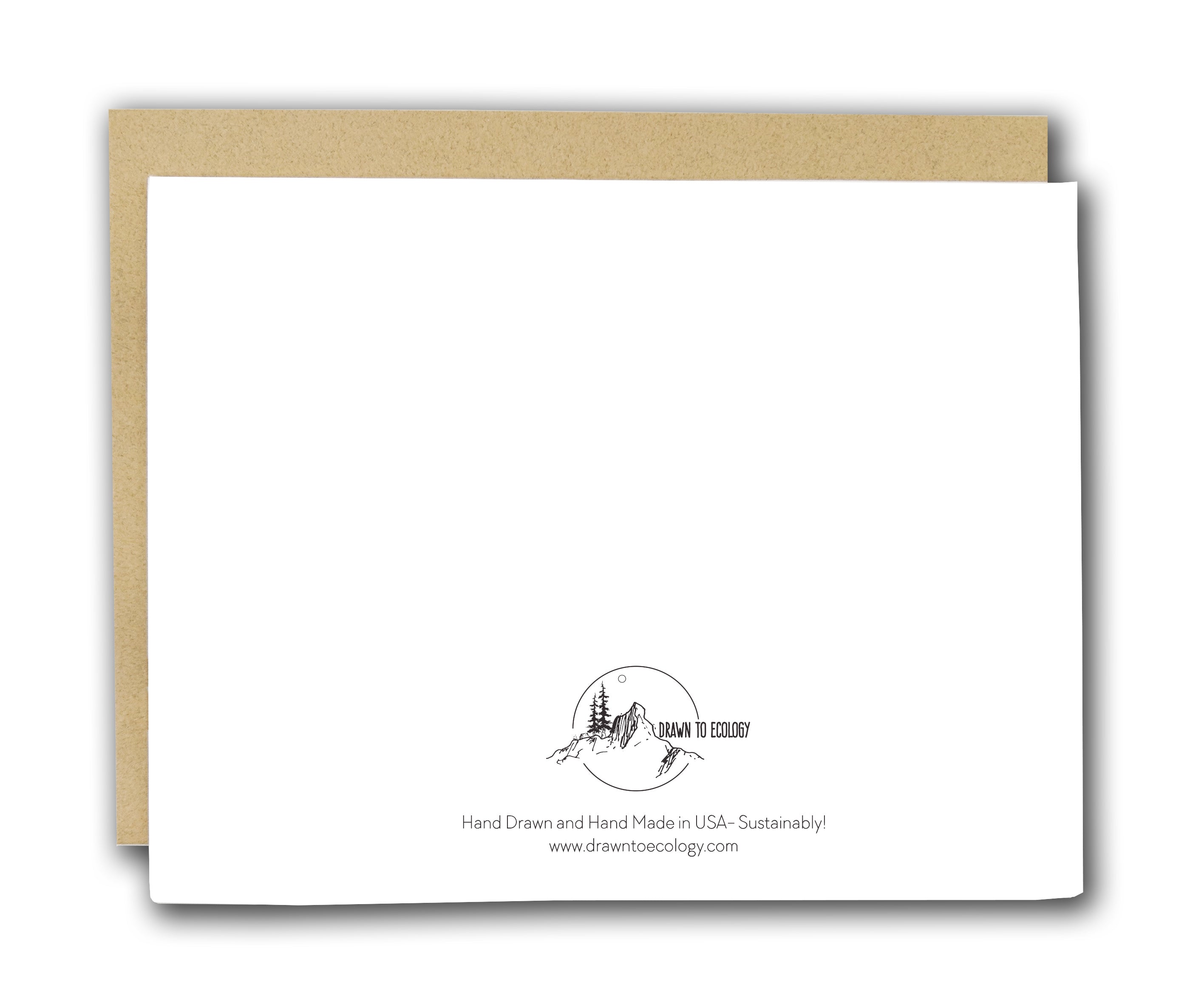 Sustain Educate Advocate Letterpress Card