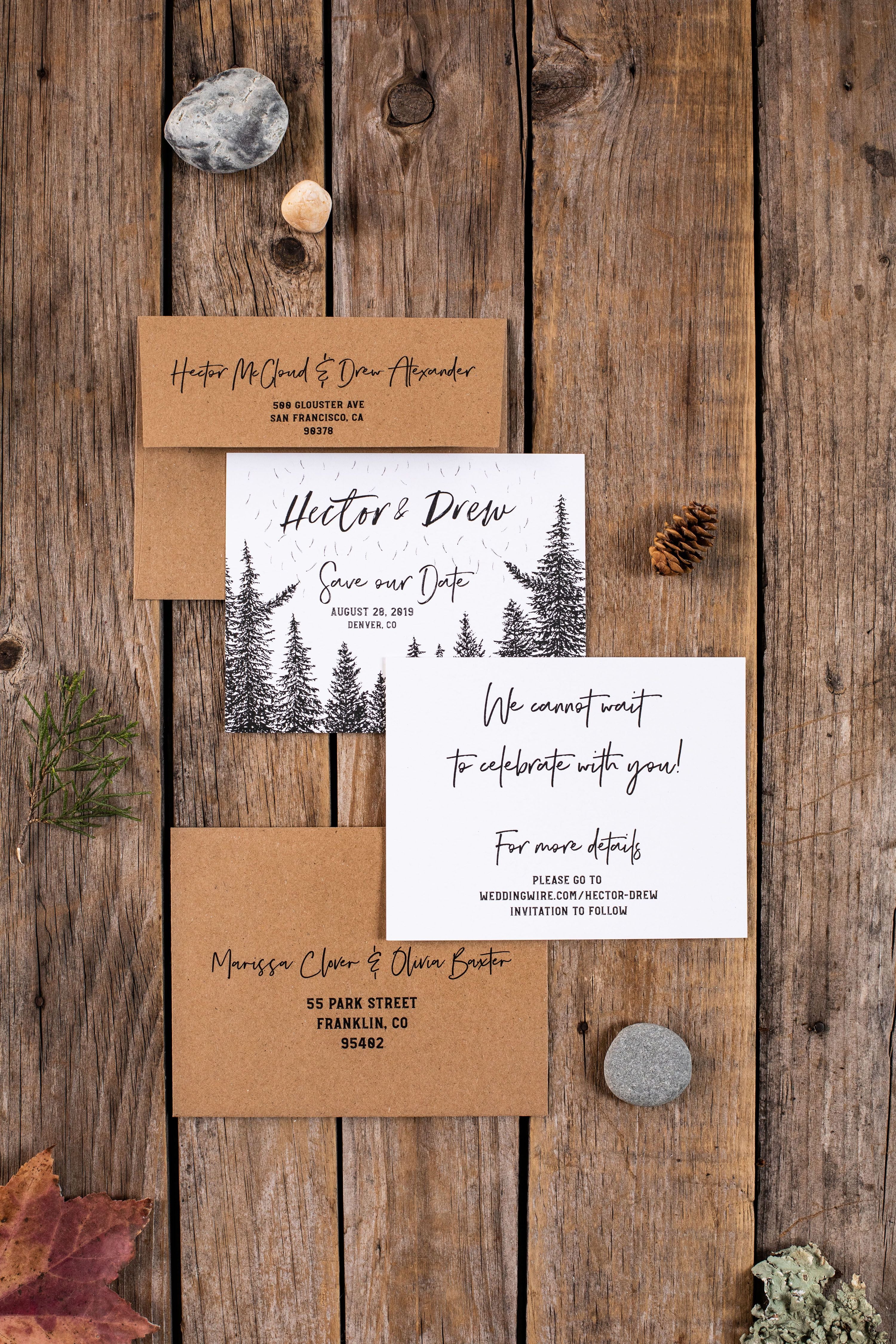 Confetti Save the Date