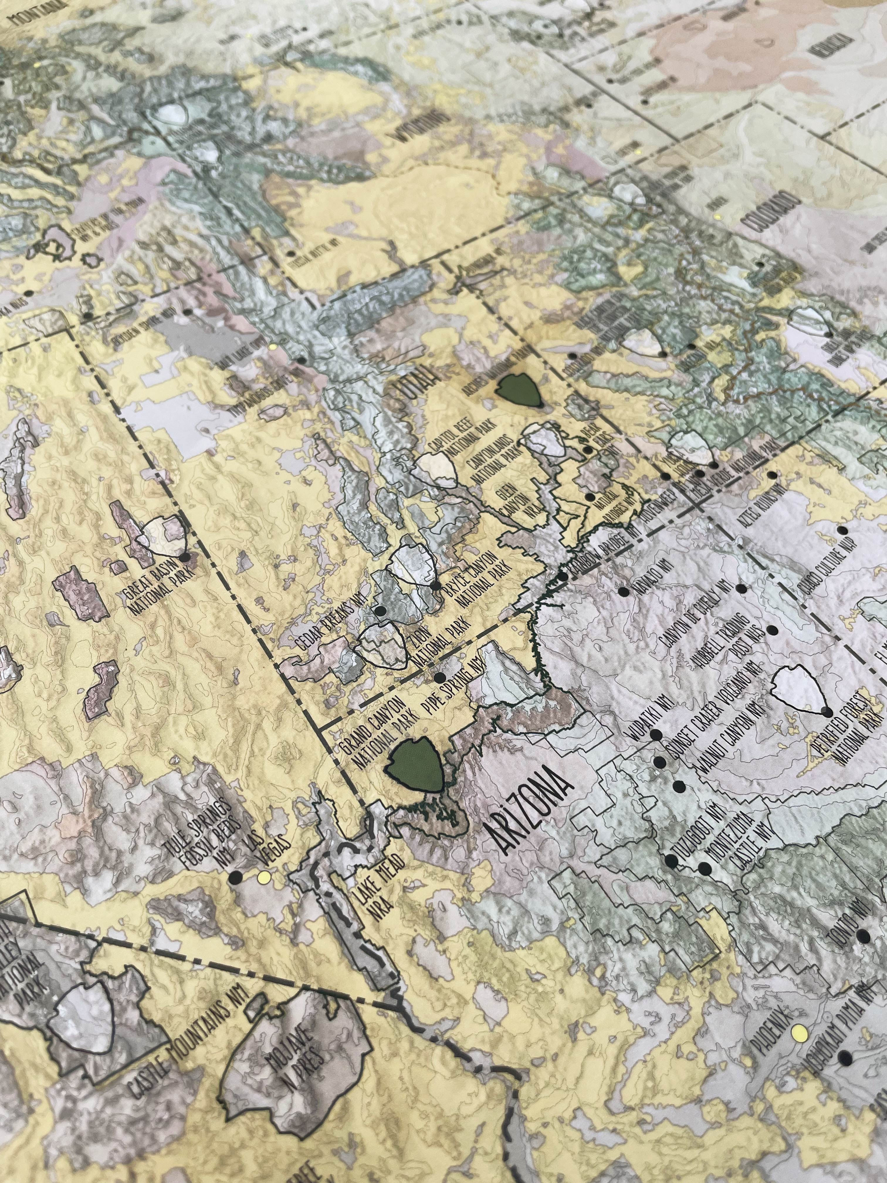 US Eco Region Public Lands Map