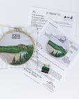 DIY Acadia National Park Embroidery Kit