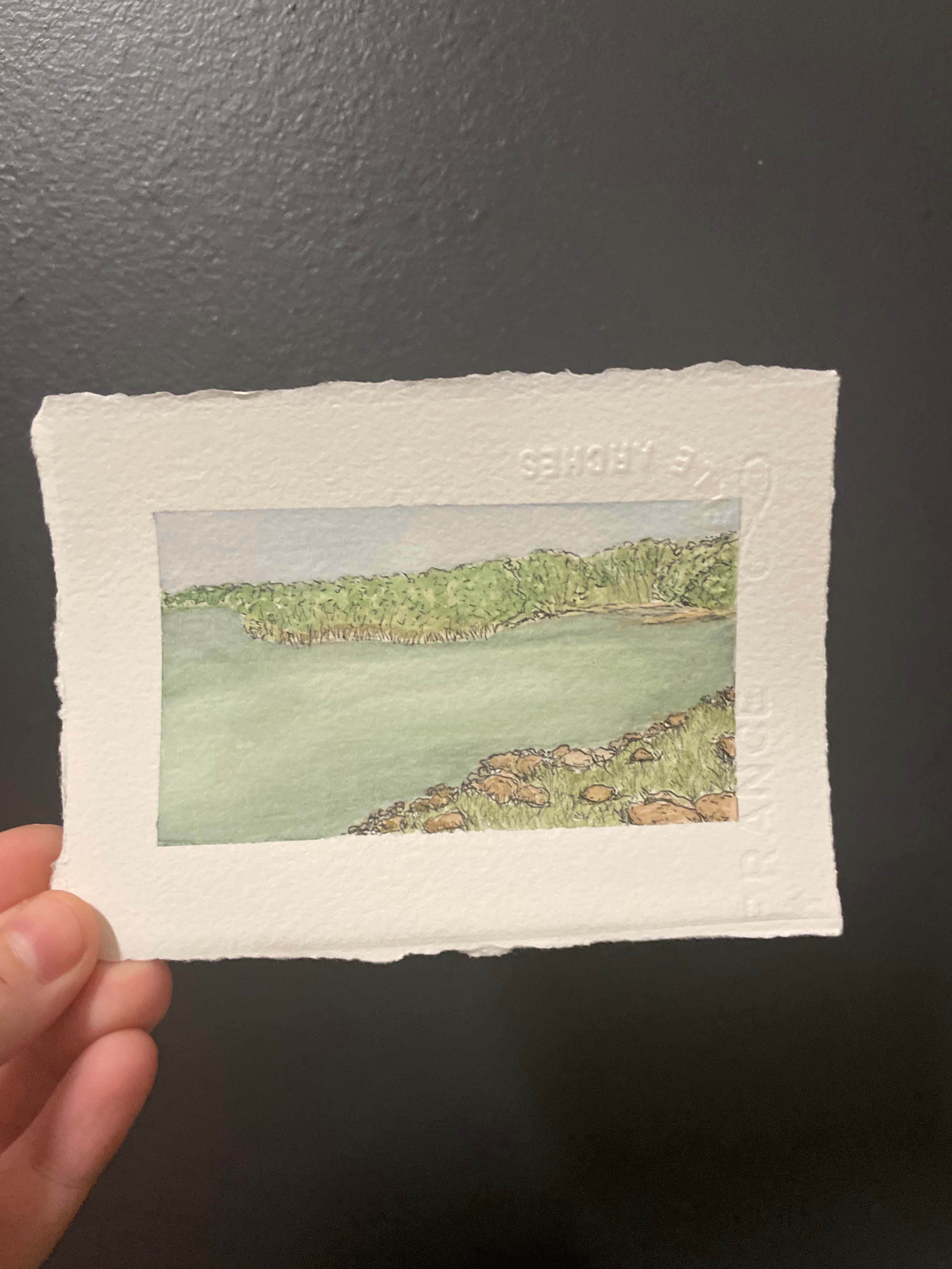 Biscayne National Park Mini Watercolor Original