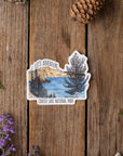 Crater Lake Let's Adventure Sticker