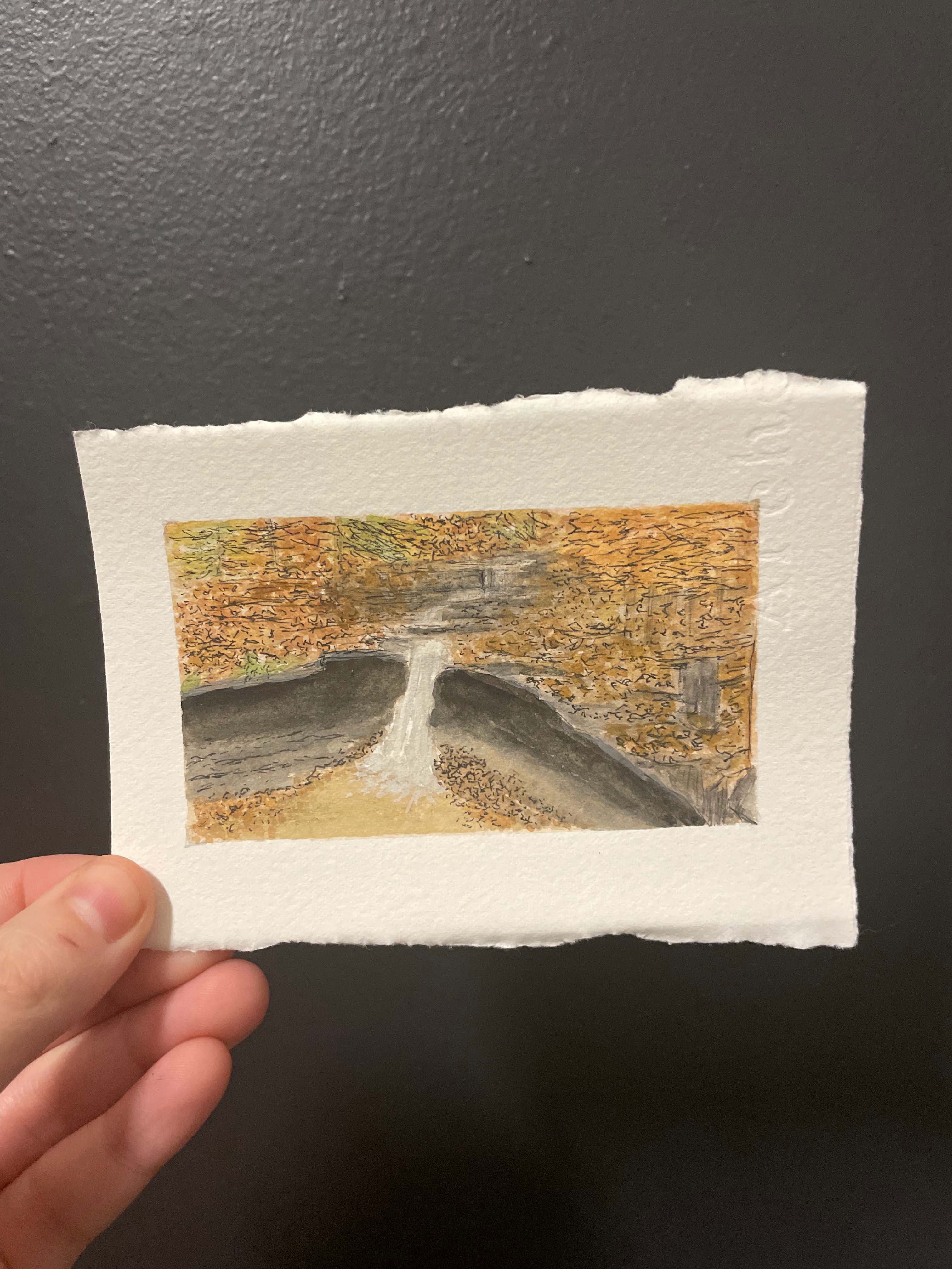 Cuyahoga Valley National Park Mini Watercolor Original