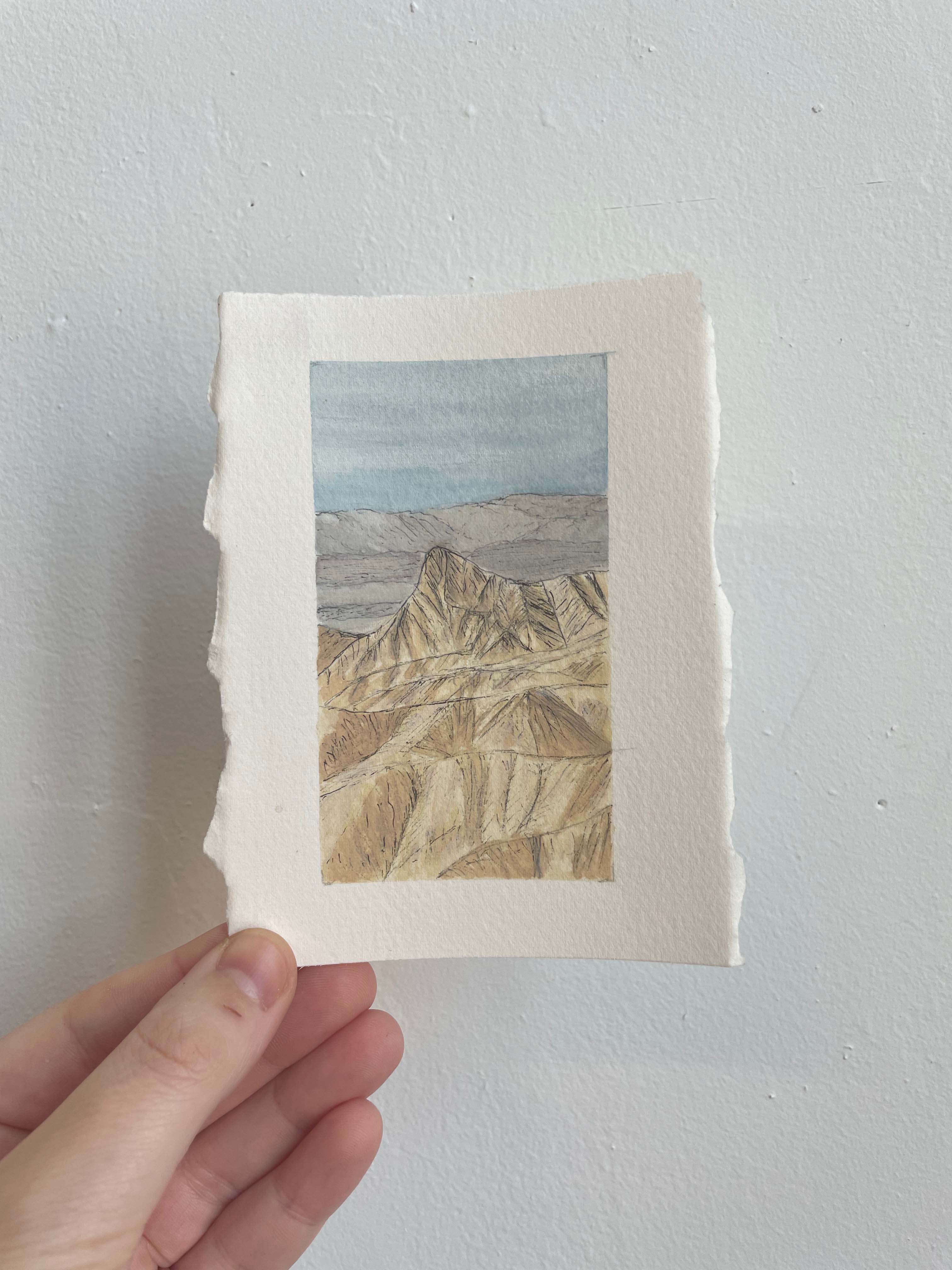 Death Valley National Park Mini Watercolor Original
