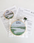 DIY Denali Wonder Lake Embroidery Kit