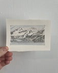 Glacier Bay National Park Mini Watercolor Original