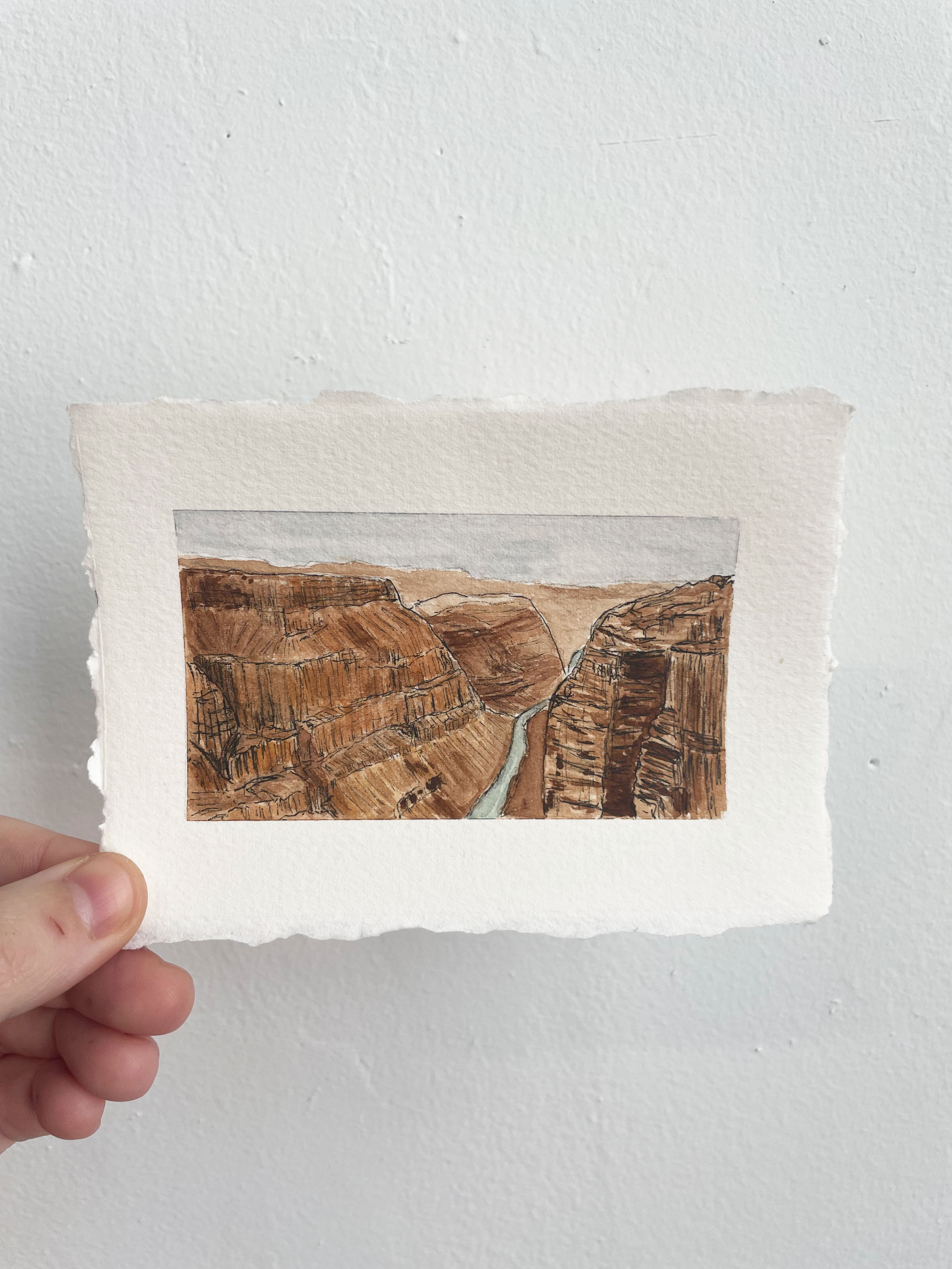 Grand Canyon National Park Mini Watercolor Original
