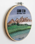 DIY Grand Teton National Park Embroidery Kit