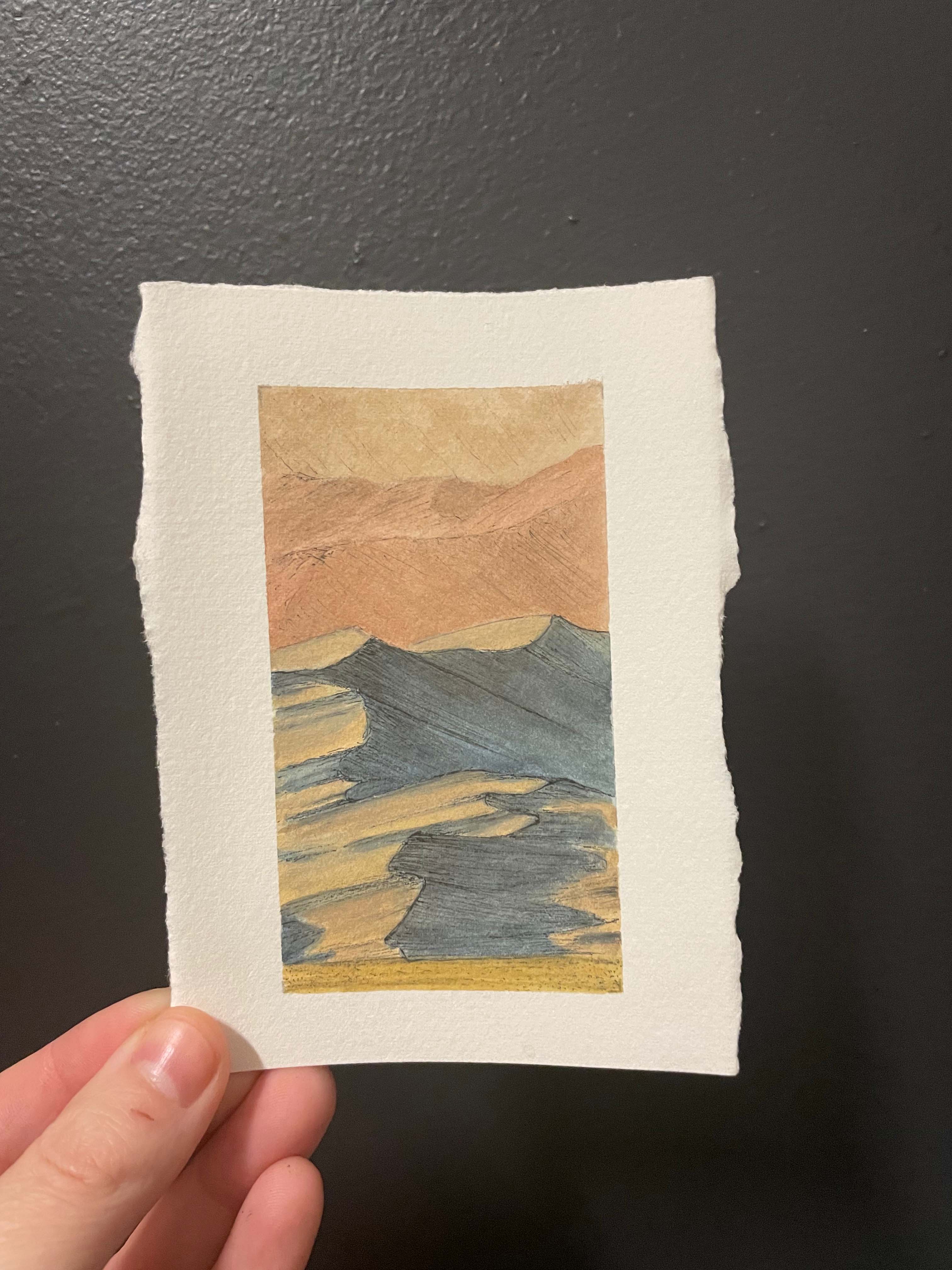 Great Sand Dunes National Park Mini Watercolor Original