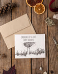 Spreading Joy and Love Happy Holidays Letterpress Card