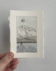 Lake Clark National Park & Preserve Mini Watercolor Original