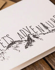 Let's Adventure Letterpress Card