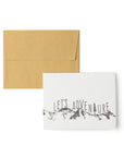 Let's Adventure Letterpress Card