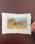 Pinnacles National Park Mini Watercolor Original