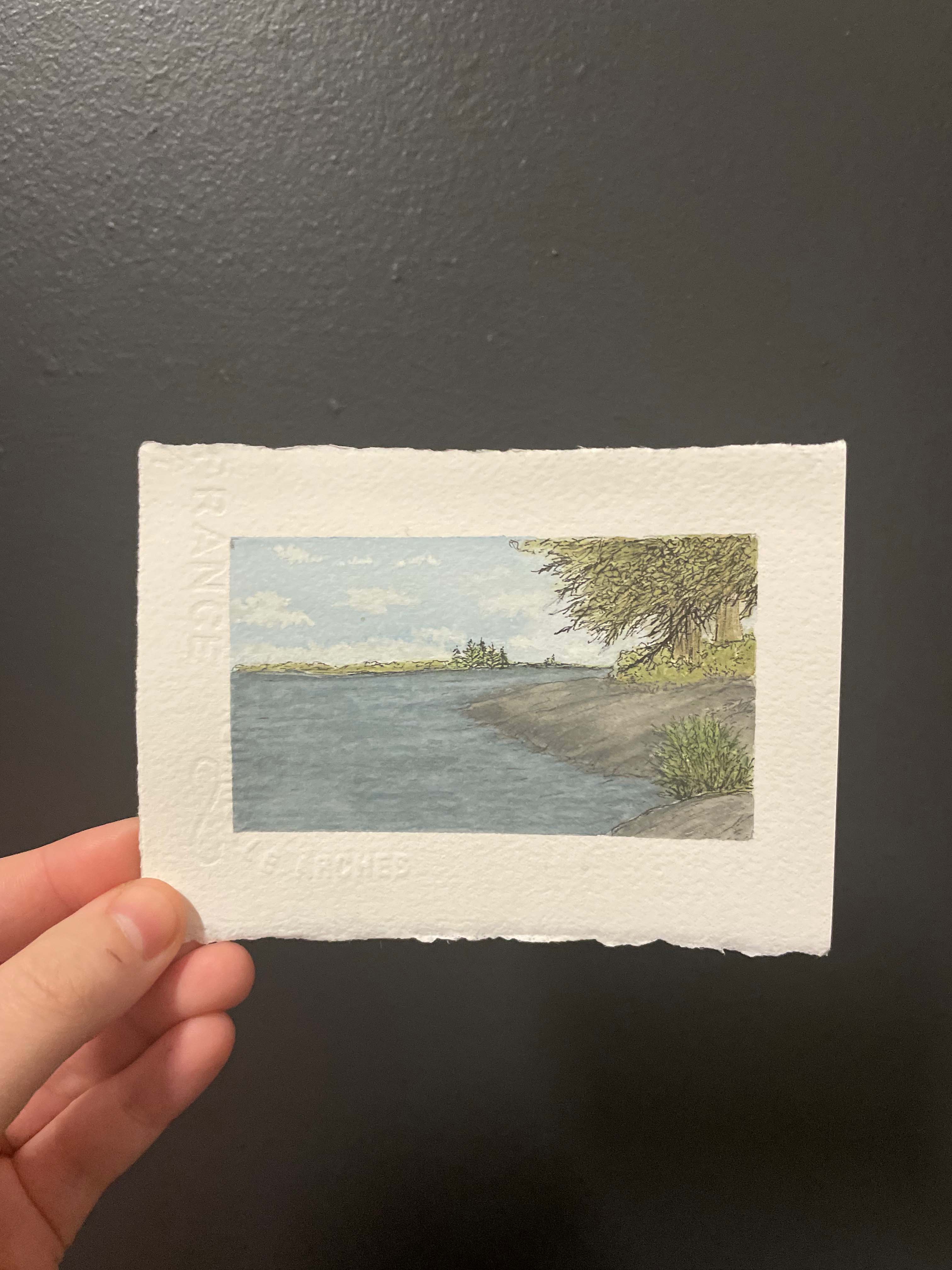 Voyageurs National Park Mini Watercolor Original