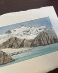 Wrangell-St. Elias National Park & Preserve Mini Watercolor Original