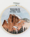 DIY Yosemite Half Dome Embroidery Kit