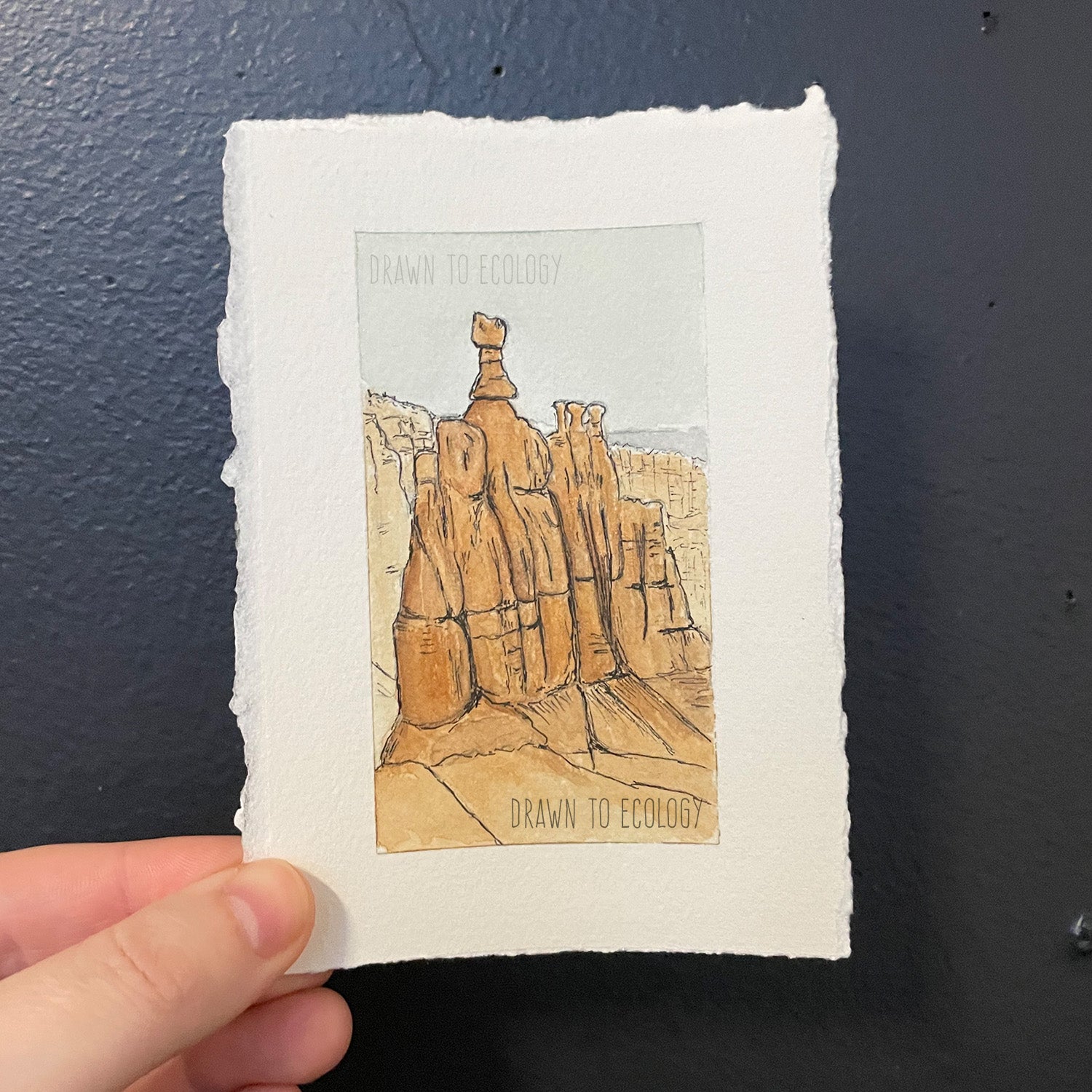 Bryce Canyon National Park Mini Watercolor Original