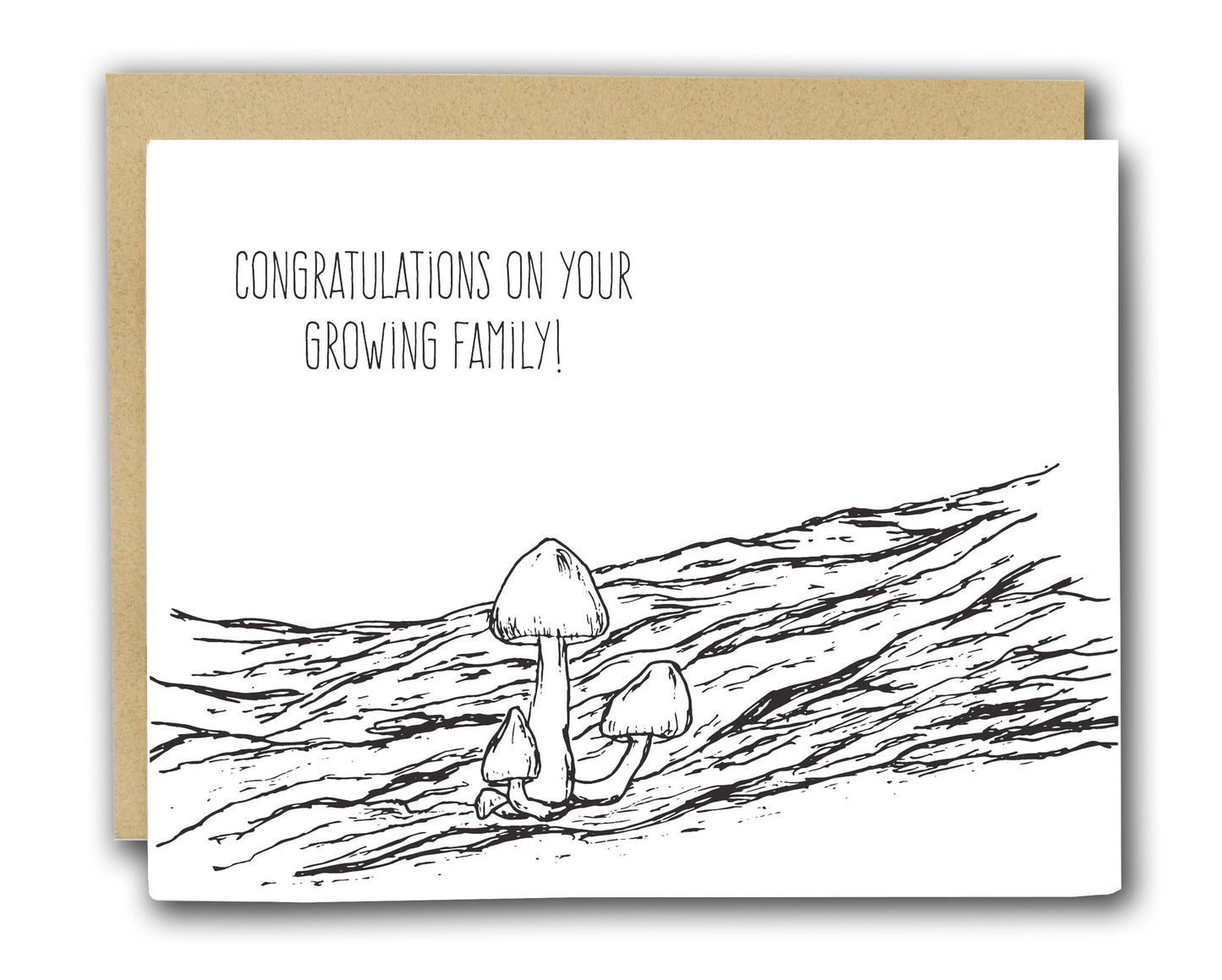 Congratulations Family Letterpress Card