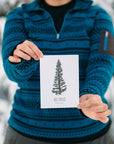 Red Spruce Letterpress Card