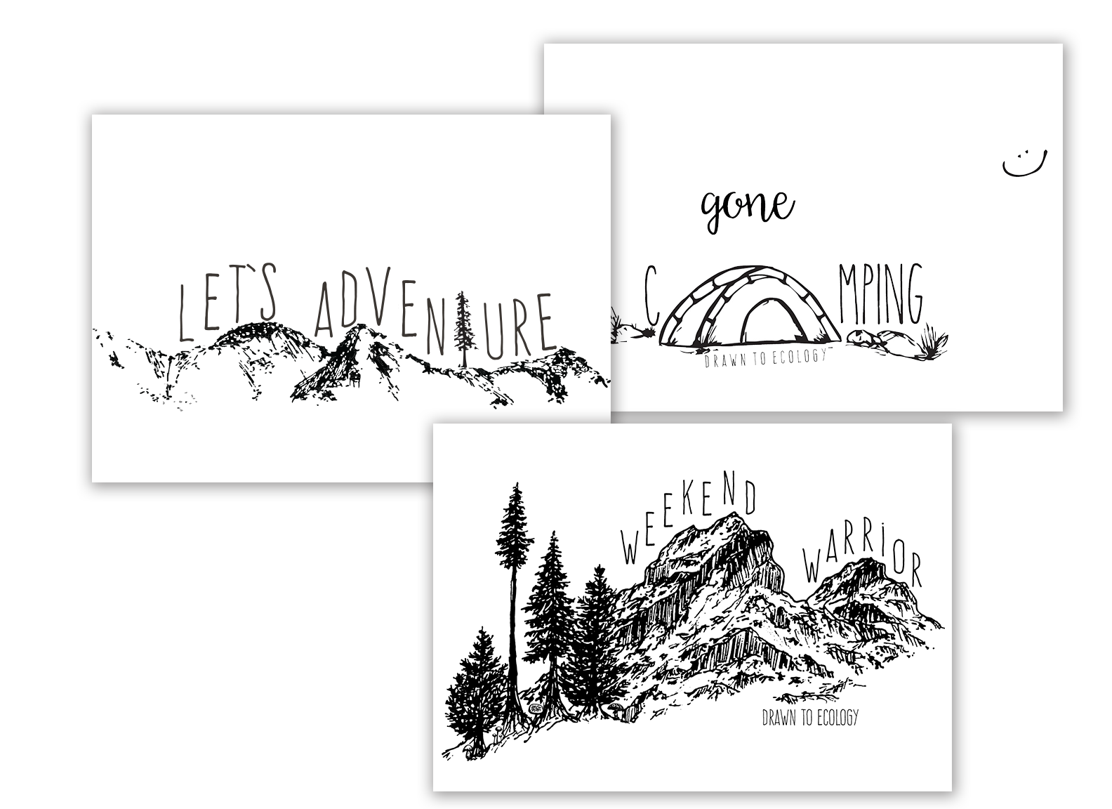 Let&#39;s Adventure Postcard Set