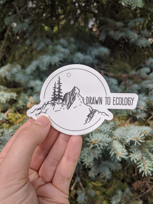 Drawn to Ecology Sticker