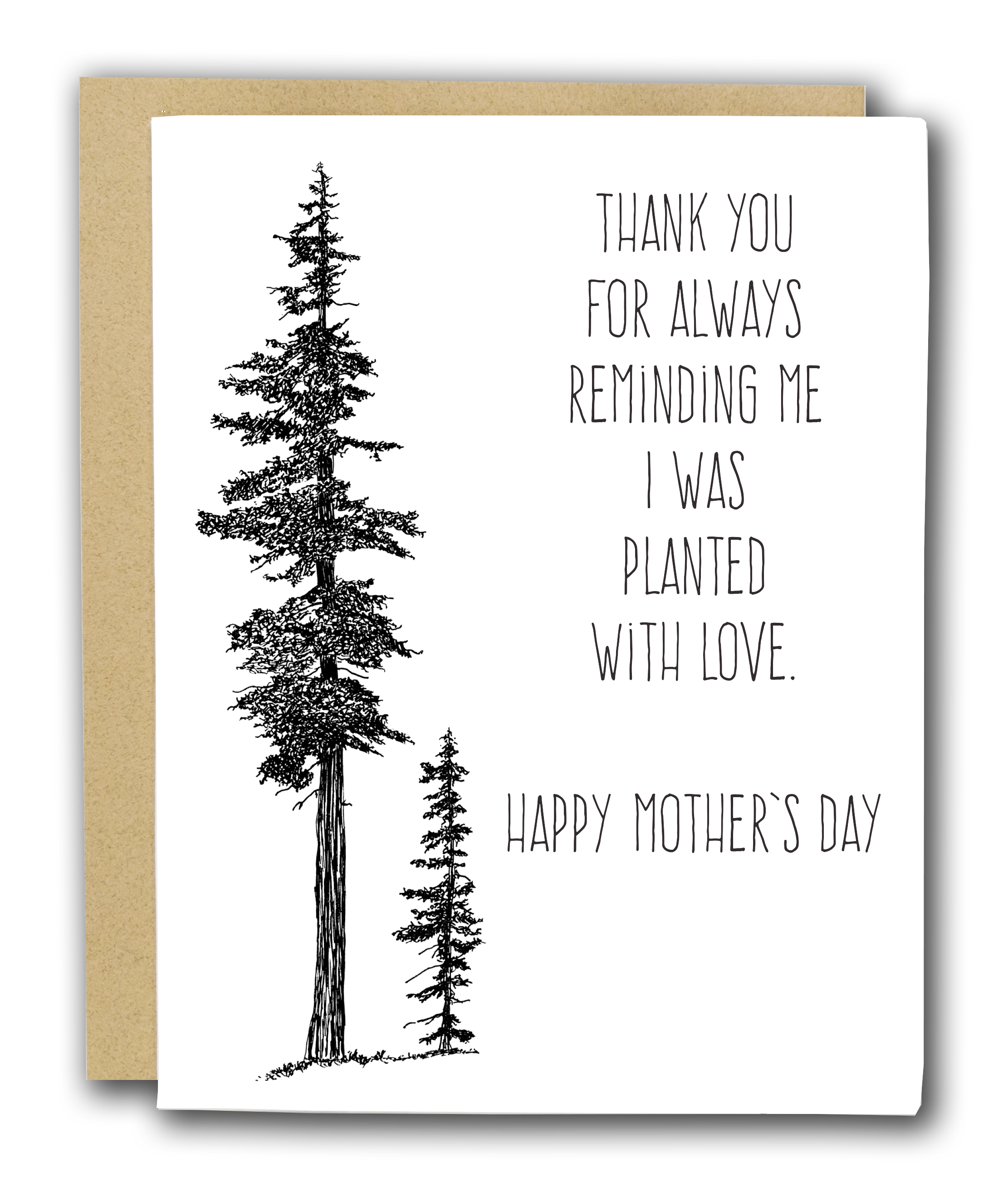 Mothers Day Card Mountain Hemlock