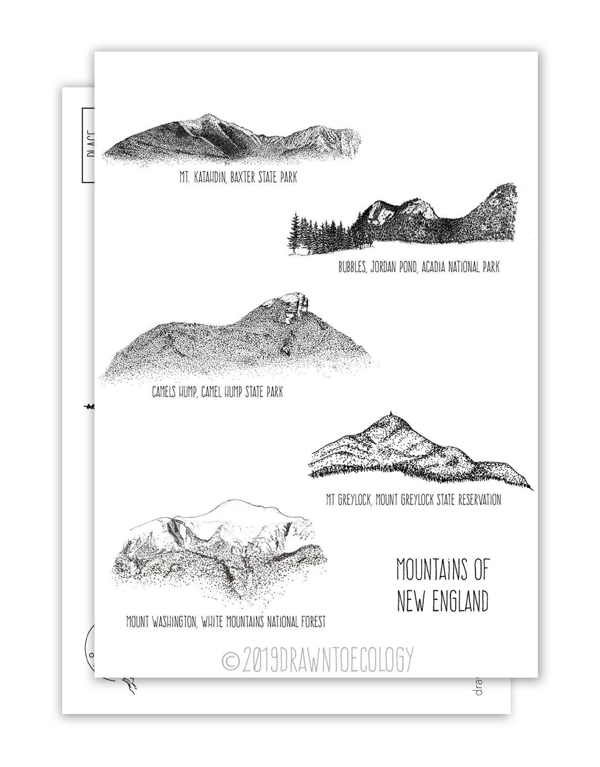 Mountains of New England Postcard Pack