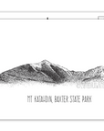Mt. Katahdin Postcard