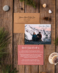 Elopement Announcement Personalized Photo