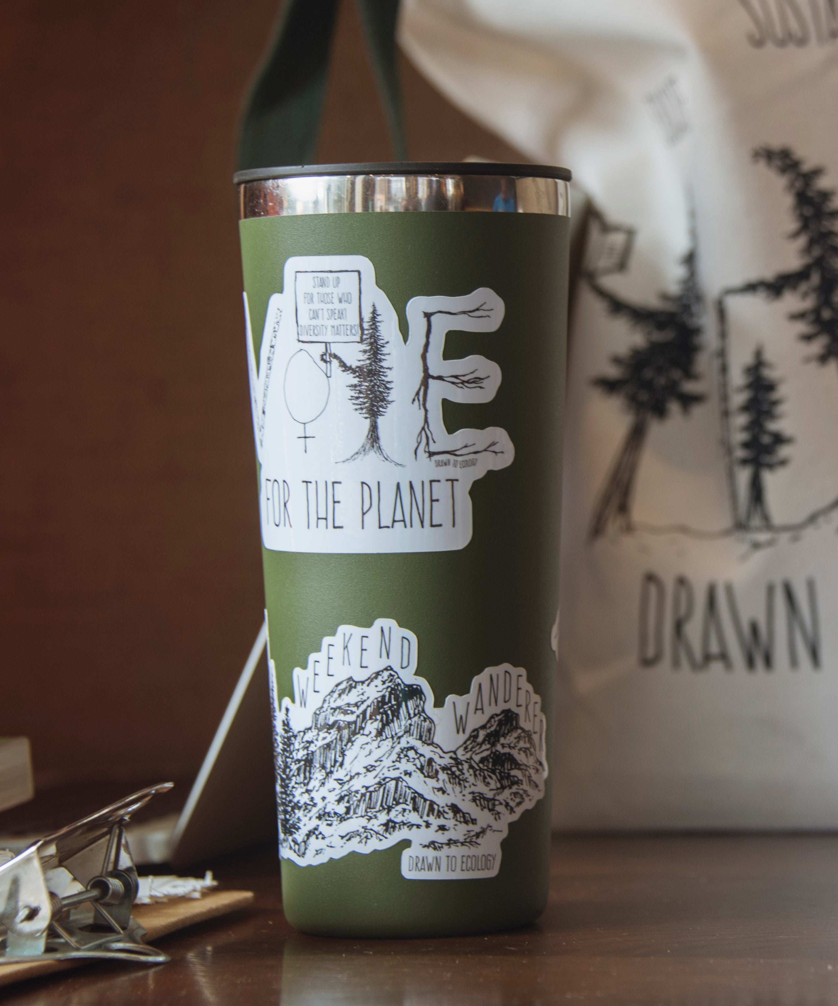 Vote for the Planet Sticker – Drawn to Ecology