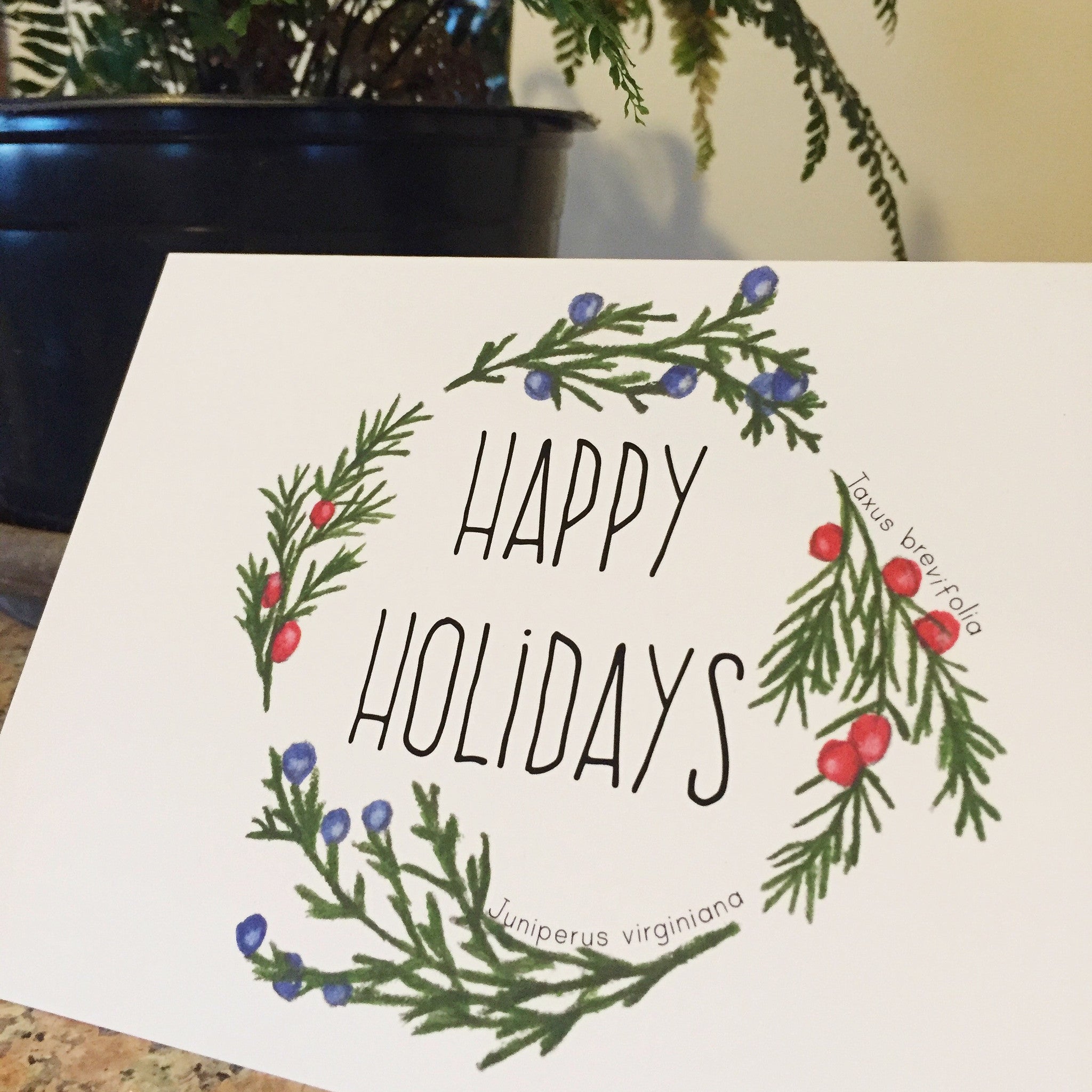 Holiday Wreath Card