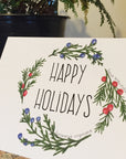 Holiday Wreath Card