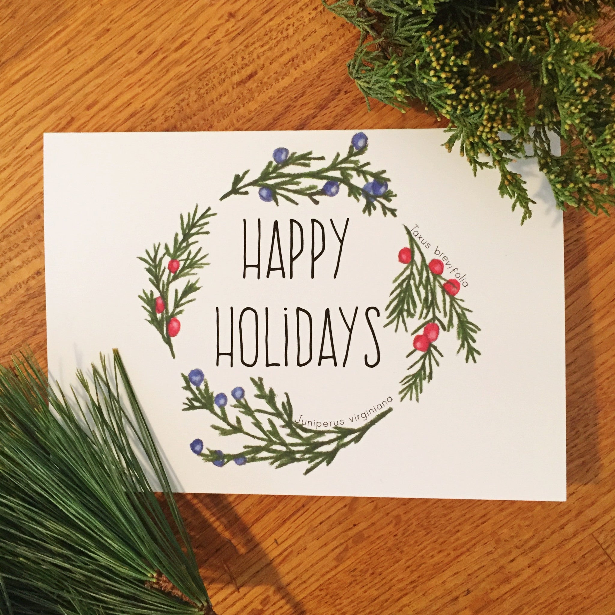 Holiday Wreath Card