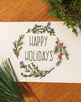 Holiday Wreath Card